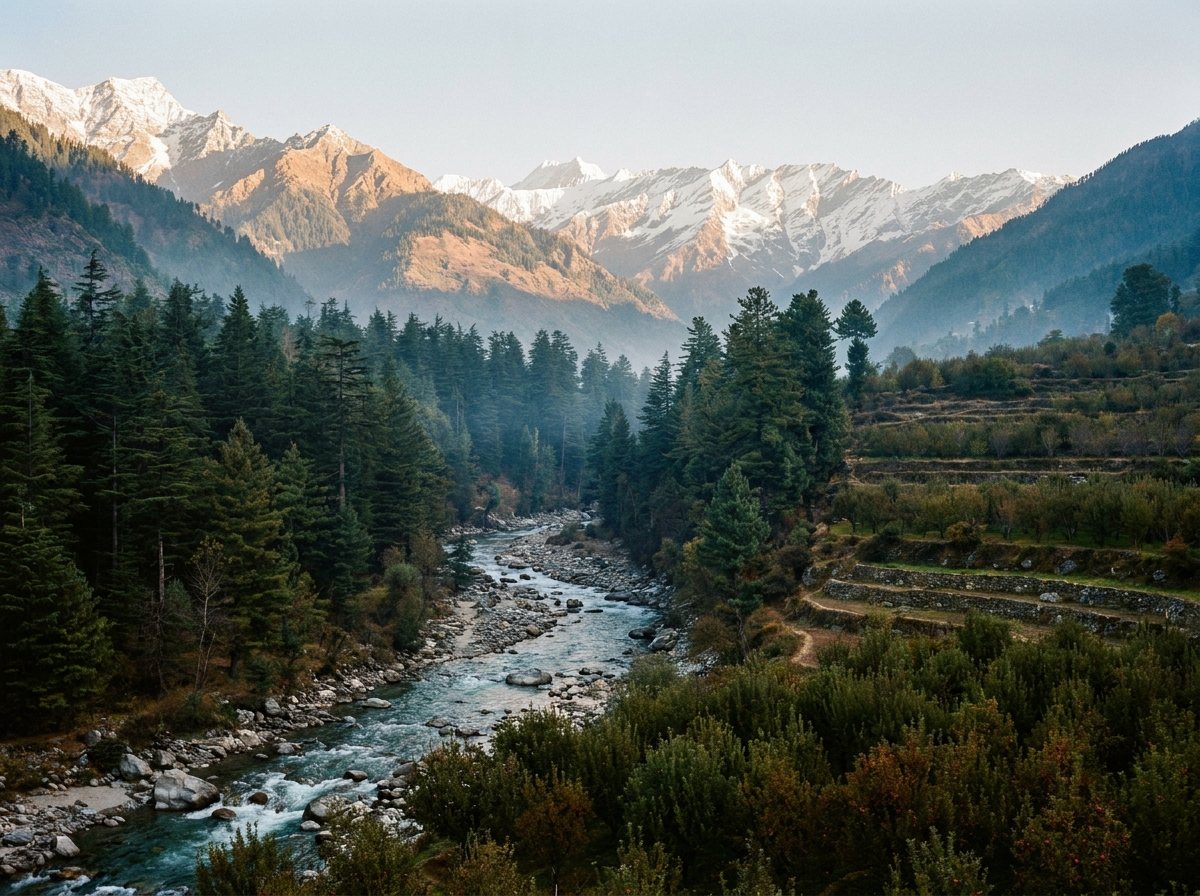 A Himalayan valley in Himachal
